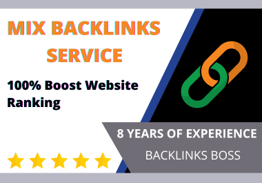 I will provide 200 powerful Mix Backlinks Offpage SEO Service for your website