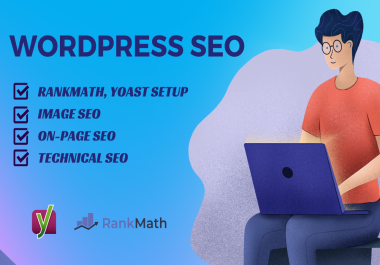 I will do WordPress SEO optimization by RankMath and Yoast plugins