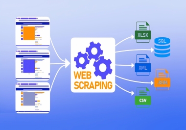 I will do all web scraping data mining using python in any format