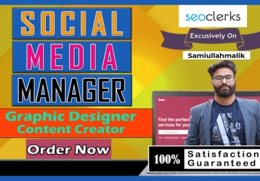 I will be your virtual assistant / social media manager and content creator