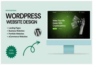 Develop professional responsive wordpress website design