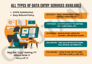 Data Entry Services for Any Task