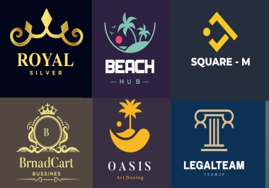 I will design modern logo for your company brand