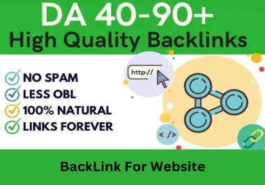 I will do 100 SEO backlinks high da authority link building service for google ranking