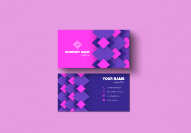 I will design a professional business card and logo design