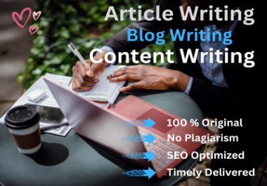 Article Writing I Blog Writing I Blog Posting