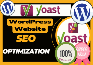 I'll do WordPress website SEO optimization with yoast