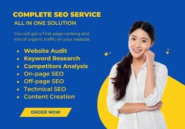 I will provide monthly SEO service with white hat Google top link building