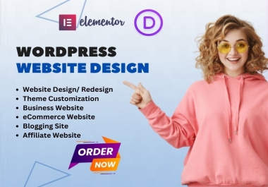 I will build responsive WordPress,  woocommerce website and blog