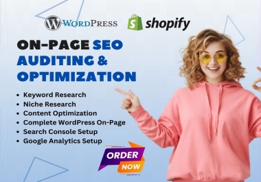 On-Page SEO Auditing and Optimization