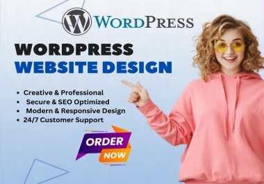 Modern and Mobile Friendly WordPress Website Design