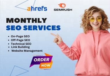 Monthly seo services for website