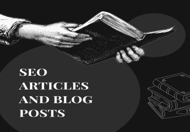 I will write articles and blog posts for you