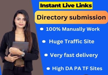 I will provide Instant Approved 130+ Directory Submission backlinks for website ranking.