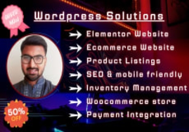 I will develop and manage business and Ecommerce website with WordPress