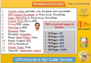 Professional Typist & Document Conversion Services - Fast,  Accurate,  and Reliable.