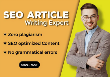 I will do for you SEO article writing,  blog post writing or content writing