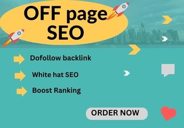 I will supply off page SEO optimization for your website