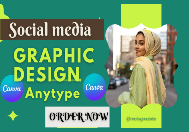 I will Design Canva logos,  Flyers,  post,  Anything for Social Media