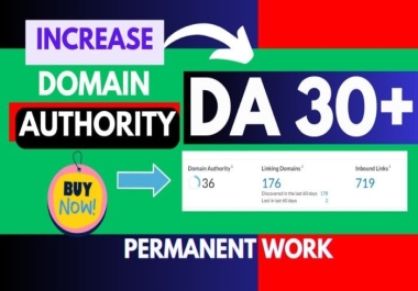 I Will Increase Moz Domain Authority 30 Plus Using Backlinks