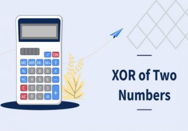 Xor of any two two numbers in Xor calculator.