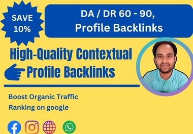I will do High-Quality Contextual Profile Backlinks
