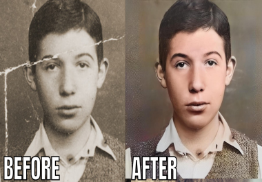 I will fix 1 the old picture repair as soon as possible. 1 free