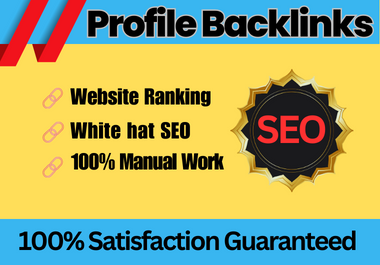 100 Pr9 Social Profile or brand creation backlinks for website ranking