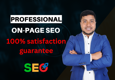 I will do best on page seo for you website