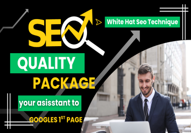 Enhance your rankings towards higher google serp with quality seo package