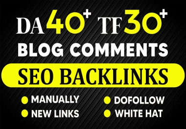 Manually Create 800 High-Quality Dofollow Blog Comments SEO Backlinks