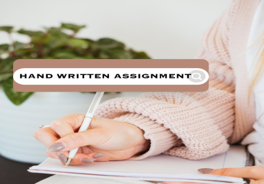 I will handwrite any text document,  assignment,  notes,  quote,  letter,  report