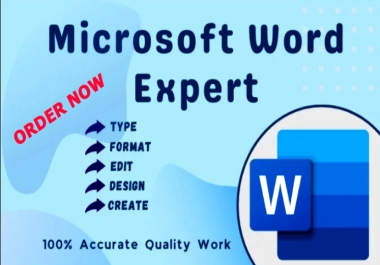 I will format,  edit,  design microsoft MS Word and PDF