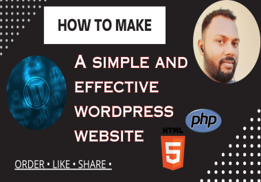 I create a professional WordPress website