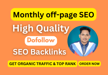 I will high quality do-follow SEO backlinks service white hat link building manually