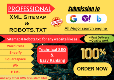 I will implement an ideal XML sitemap and robots txt for your website