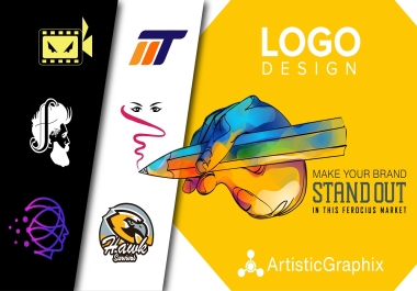 I'll create a 2 unique logo for you with unlimited revisions