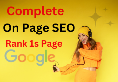 I will provide on page SEO technical SEO wordpress shopify wix squarespace