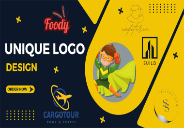 Design UNIQUE and PROFESSIONAL LOGO for your website,  company or business in just 24 hours