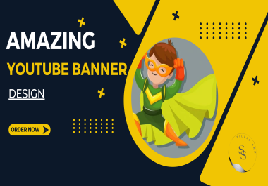 Design a youtube banner professionally in 48 hr