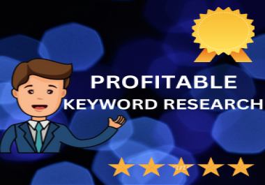 I will do Profitable keyword research and your website growth