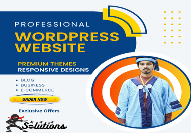 I will create Highly Professional and Responsive WordPress Website or E-Commerce Store