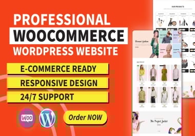 I will build ecommerce website online store on wordpress