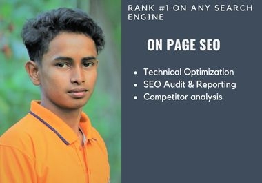 Advance On-Page SEO Rank on Google & Any Search Engine