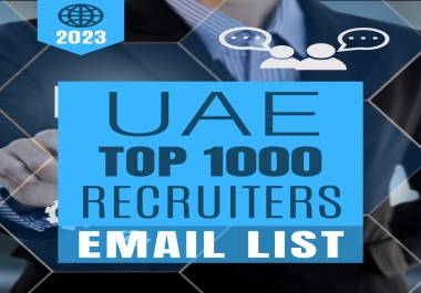 Give You Database of Over 71,000 Verified Emails of Companies in the UAE