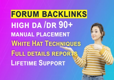 I will do high quality niche relevant backlinks DA/DR 90 services