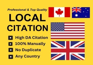 Local SEO Power-Up High DA Citations,  Manual Listings & Local Link Building for TOP Rankings