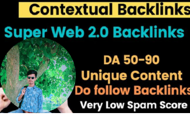 I Will Unique 50 web 2.0 Backlinks