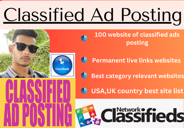 80 ads posting or publish off page SEO ads posting backlink and create posts.