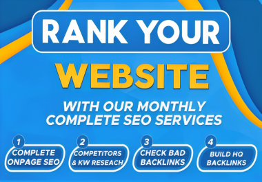 Rank your website on google with my 30 days SEO Dofollow backlinks service